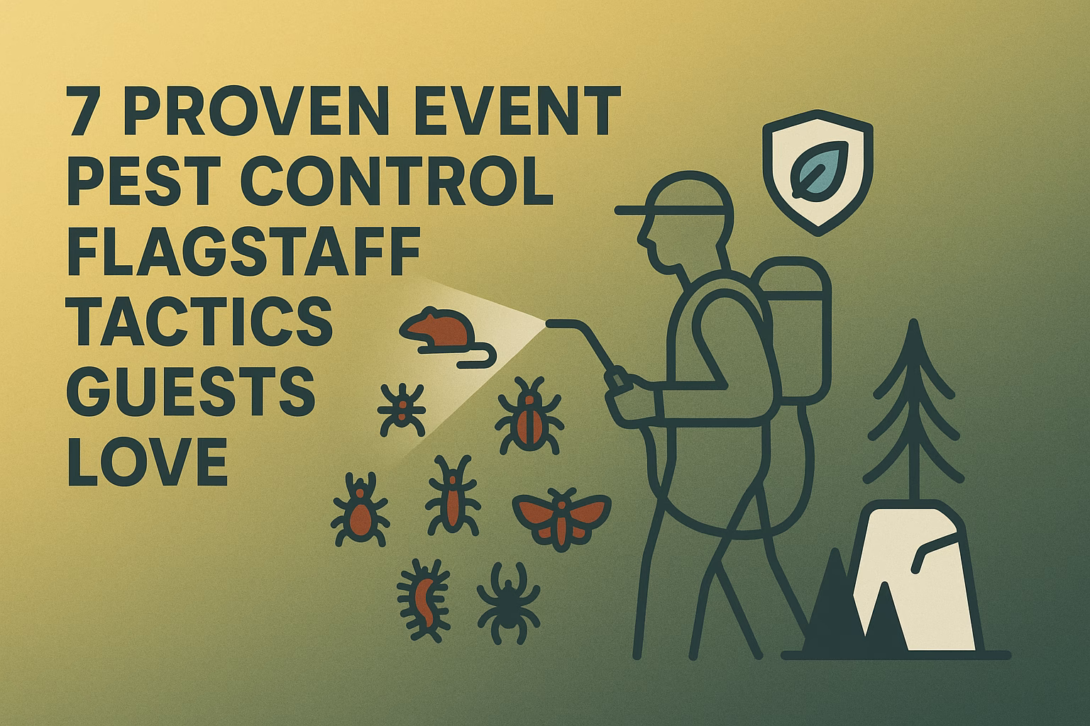 7 proven event pest control Flagstaff tactics for keeping guests comfortable outdoors.